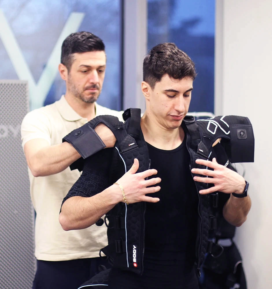 Come funziona l'allenamento con EMS Elettrostimolazione Muscolare di Younion